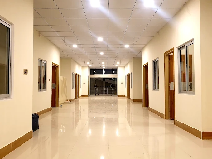 Sarmad Hospital hallway